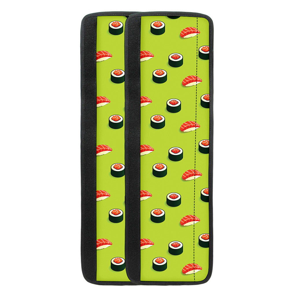 Salmon Sushi And Rolls Pattern Print Refrigerator Handle Covers