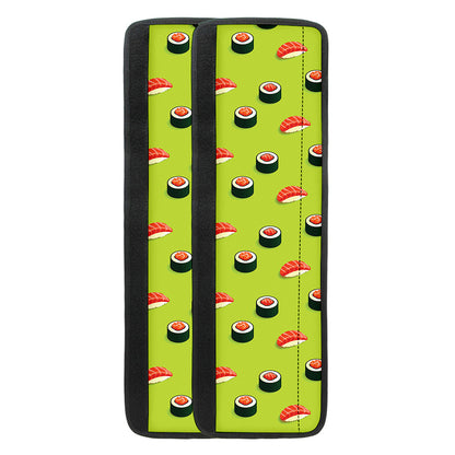 Salmon Sushi And Rolls Pattern Print Refrigerator Handle Covers