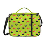 Salmon Sushi And Rolls Pattern Print Shoulder Strap Bible Bag