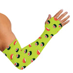 Salmon Sushi And Rolls Pattern Print Sun Protection Arm Sleeves