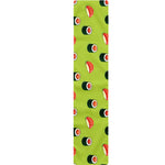 Salmon Sushi And Rolls Pattern Print Table Runner