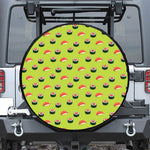 Salmon Sushi And Rolls Pattern Print Tire Cover