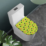 Salmon Sushi And Rolls Pattern Print Toilet Lid Cover