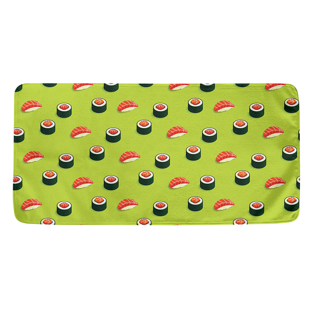 Salmon Sushi And Rolls Pattern Print Towel