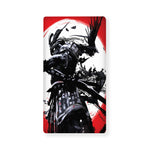 Samurai And Crow Print Baby Crib Sheet