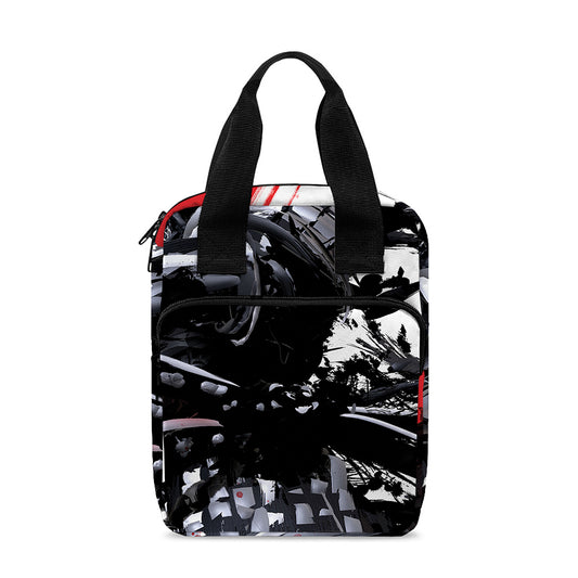 Samurai And Crow Print Bible Tote Bag