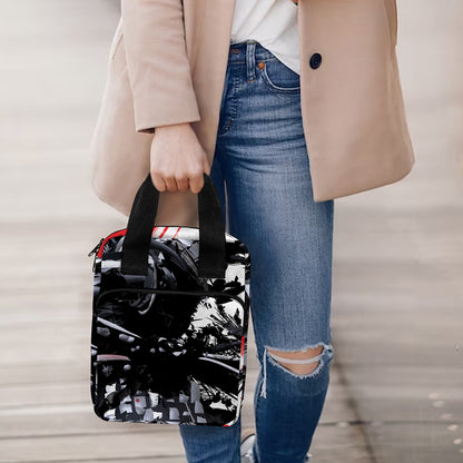 Samurai And Crow Print Bible Tote Bag