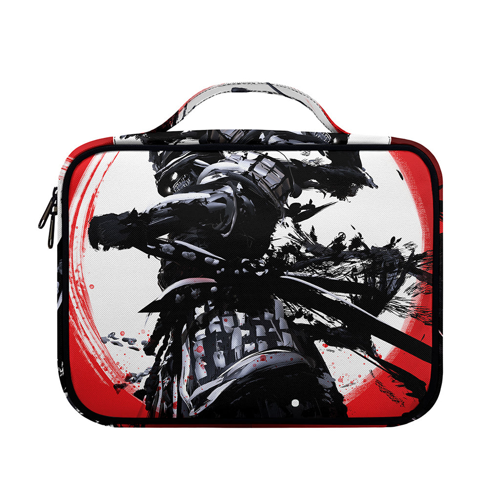 Samurai And Crow Print Briefcase Bible Bag