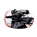 Samurai And Crow Print Car Side Mirror Covers