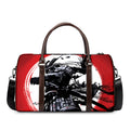 Samurai And Crow Print Duffel Bag