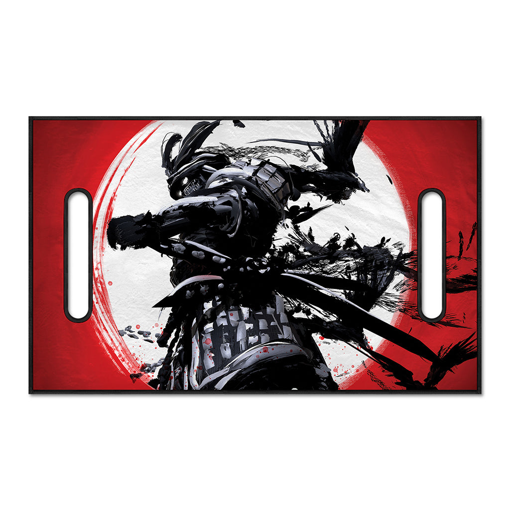 Samurai And Crow Print Golf Cart Seat Cover