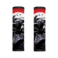 Samurai And Crow Print Handle Covers