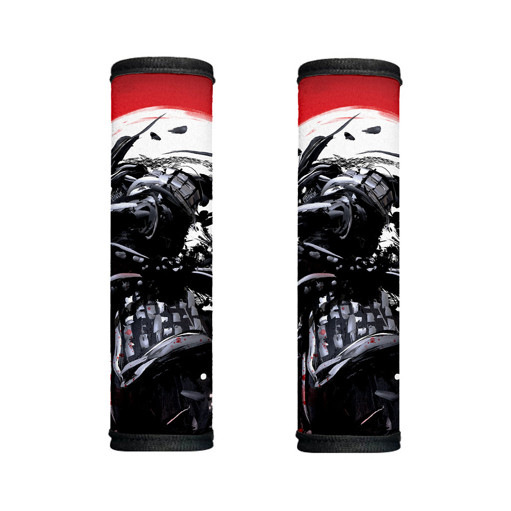 Samurai And Crow Print Handle Covers
