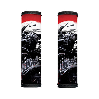 Samurai And Crow Print Handle Covers