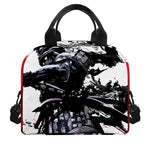 Samurai And Crow Print Insulated Lunch Bag