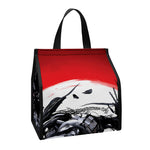 Samurai And Crow Print Insulated Lunch Tote