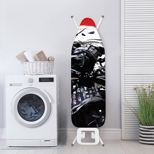 Samurai And Crow Print Ironing Board Cover