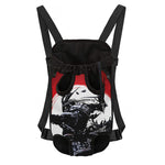 Samurai And Crow Print Pet Carrier Backpack