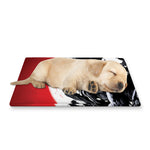 Samurai And Crow Print Pet Cooling Mat Cover