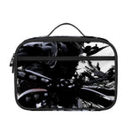 Samurai And Crow Print Portable Lunch Bag