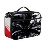 Samurai And Crow Print Portable Lunch Bag