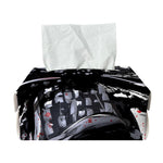 Samurai And Crow Print Rectangle Tissue Box Cover