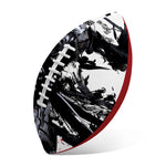 Samurai And Crow Print Rugby Ball