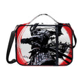 Samurai And Crow Print Shoulder Strap Bible Bag