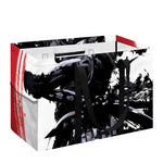 Samurai And Crow Print Utility Tote Bag