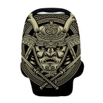 Samurai Warrior Mask Print Baby Seat Cover