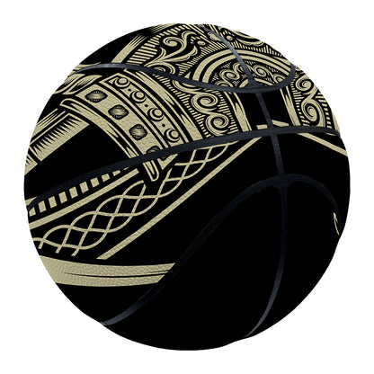Samurai Warrior Mask Print Basketball