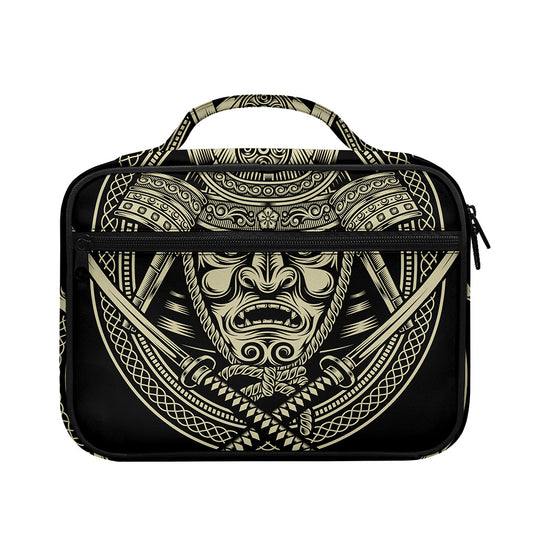 Samurai Warrior Mask Print Briefcase Bible Bag