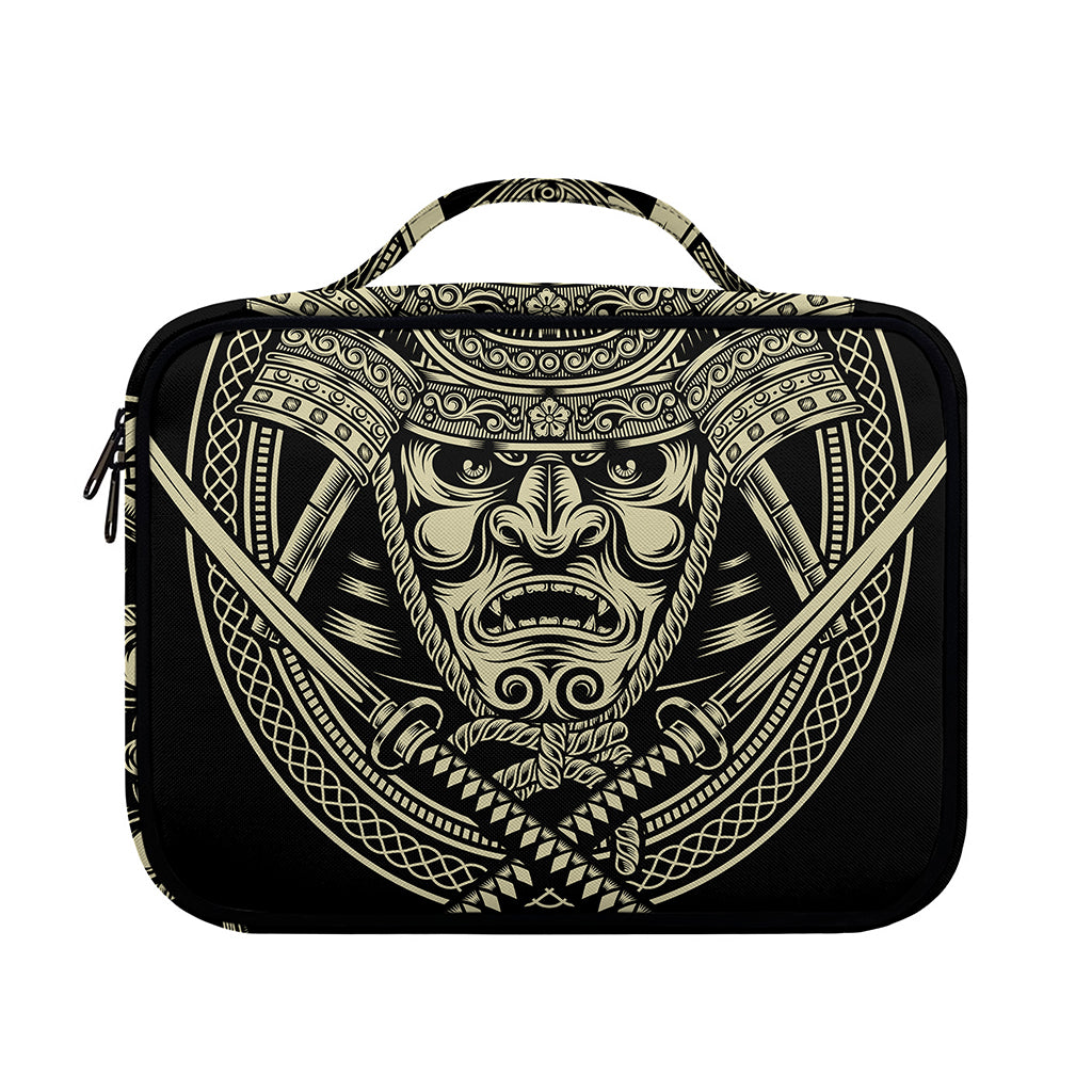 Samurai Warrior Mask Print Briefcase Bible Bag