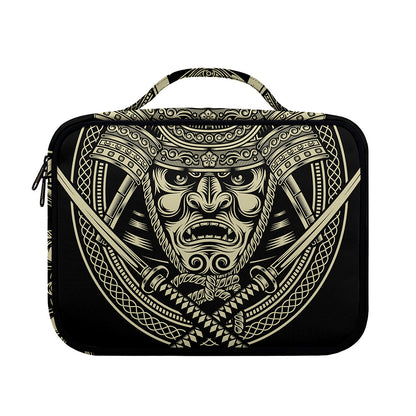 Samurai Warrior Mask Print Briefcase Bible Bag