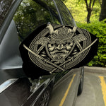 Samurai Warrior Mask Print Car Side Mirror Covers