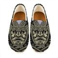 Samurai Warrior Mask Print Casual Shoes