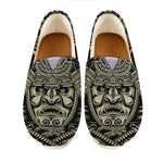 Samurai Warrior Mask Print Casual Shoes