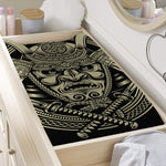 Samurai Warrior Mask Print Changing Pad Cover