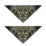 Samurai Warrior Mask Print Dog Bandana