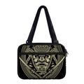 Samurai Warrior Mask Print Double Strap Bible Bag