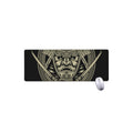 Samurai Warrior Mask Print Extended Mouse Pad