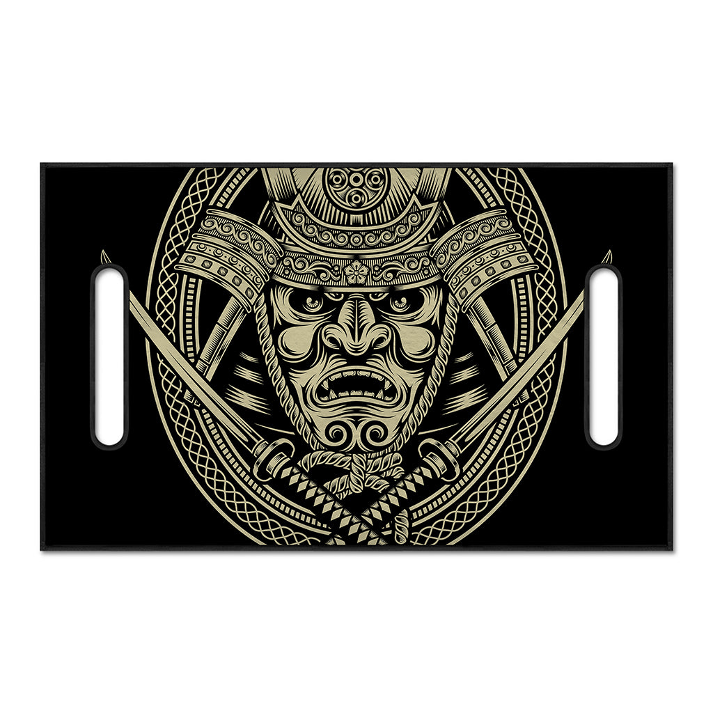 Samurai Warrior Mask Print Golf Cart Seat Cover
