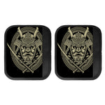 Samurai Warrior Mask Print Handle Covers