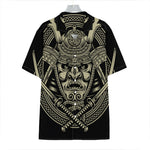 Samurai Warrior Mask Print Hawaiian Shirt