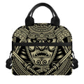 Samurai Warrior Mask Print Insulated Lunch Bag