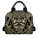 Samurai Warrior Mask Print Insulated Lunch Bag
