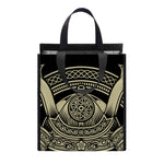 Samurai Warrior Mask Print Insulated Lunch Tote
