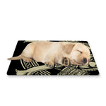 Samurai Warrior Mask Print Pet Cooling Mat Cover