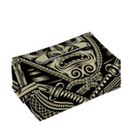 Samurai Warrior Mask Print Rectangle Tissue Box Cover