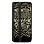 Samurai Warrior Mask Print Refrigerator Handle Covers
